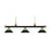 Z-Lite Riviera 3 Light Billiard, Bronze/Satin Gold/Bronze - 200-3BRZ-SG-SBRZ