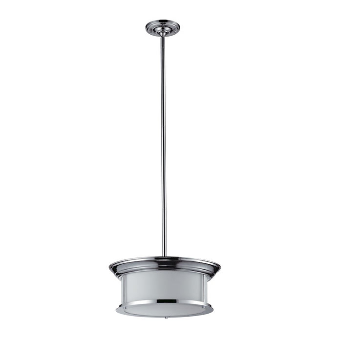 Z-Lite Sonna 3 Light Pendant, Chrome, Matte Opal - 2003P-CH