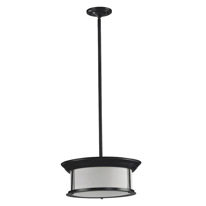 Z-Lite Sonna 3 Light Pendant, Bronze, Matte Opal - 2004P-BRZ
