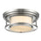 Z-Lite Luna 2 Light Flush Mount, 13x5", Brushed Nickel, Matte Opal - 2005F13-BN