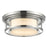 Z-Lite Luna 2 Light Flush Mount, 15.5x5.5", Brushed Nickel, Matte Opal - 2005F16-BN
