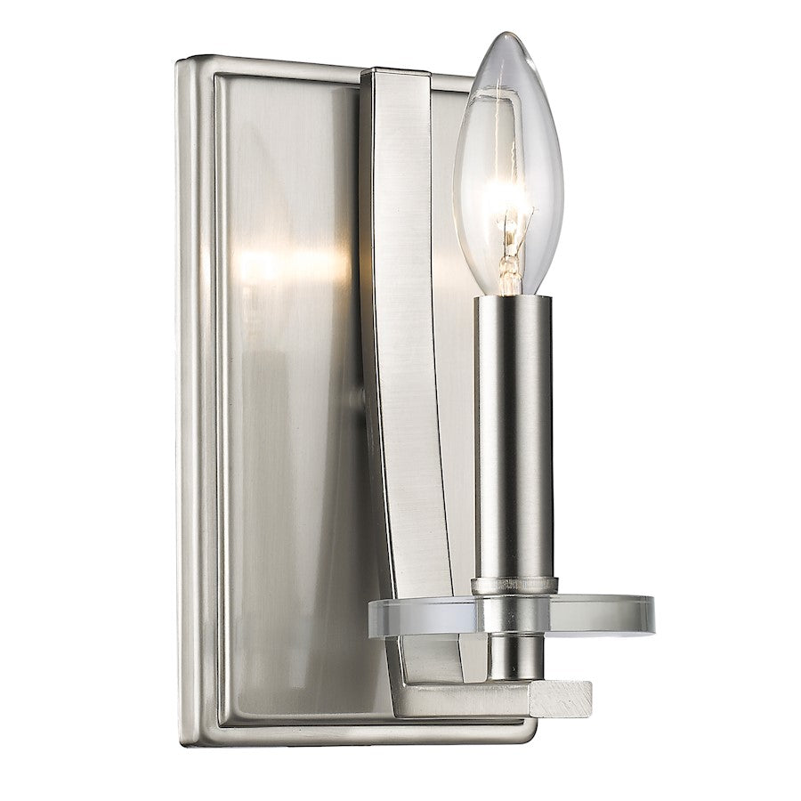 Z-Lite Verona 1 Light Wall Sconce, Brushed Nickel - 2010-1S-BN