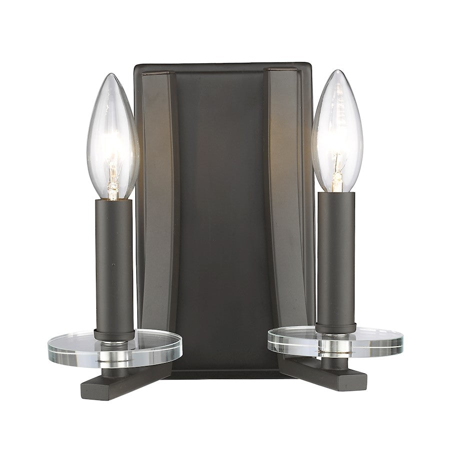 Z-Lite Verona 2 Light Wall Sconce, Bronze - 2010-2S-BRZ