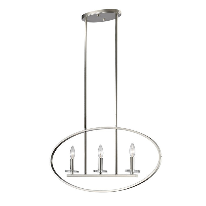 Z-Lite Verona 3 Light Pendant, Brushed Nickel - 2010-3L-BN