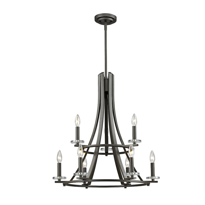 Z-Lite Verona 9 Light Chandelier, Bronze - 2010-9BRZ