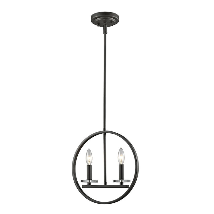 Z-Lite Verona 2 Light Mini Pendant, Bronze - 2010MP-BRZ