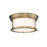 Z-Lite Sonna 2 Light Small Flush Mount, Heritage - 2011F10-HBR