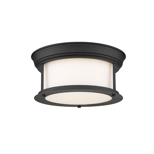 Z-Lite Sonna 2 Light Small Flush Mount, Black - 2011F10-MB