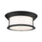 Z-Lite Sonna 3 Light Flush Mount, Matte Black/Opal - 2011F16-MB