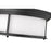 Z-Lite Sonna 3 Light Flush Mount, Matte Black/Opal