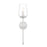 Z-Lite Dominique 1 Light Wall Sconce, Brushed Nickel/Clear
