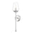 Z-Lite Dominique 1 Light Wall Sconce, Brushed Nickel/Clear