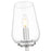 Z-Lite Dominique 1 Light Wall Sconce, Brushed Nickel/Clear