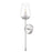 Z-Lite Dominique 1 Light Wall Sconce, Brushed Nickel/Clear
