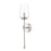 Z-Lite Dominique 1 Light Wall Sconce, Polished Nickel/Clear - 2012-1S-PN