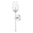 Z-Lite Cassian 1 Light Wall Sconce, Brushed Nickel/Clear - 2014-1S-BN