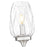 Z-Lite Cassian 1 Light Wall Sconce, Brushed Nickel/Clear
