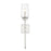Z-Lite Cosmo 1 Light Wall Sconce, Polished Nickel/Clear