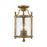 Z-Lite 3 Light Wyndham 8" Semi Flush Mount, Heirloom Brass