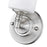 Z-Lite Cannondale 1 Light Wall Sconce, Brushed Nickel/Matte Opal