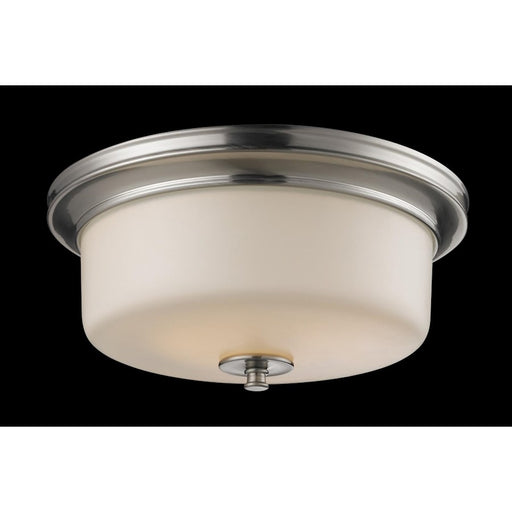 Z-Lite Cannondale 3 Light Flush Mount, Brushed Nickel, Matte Opal - 2102F3