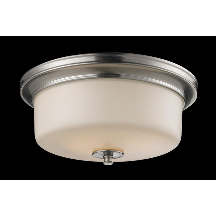 Z-Lite Cannondale 3 Light Flush Mount, Brushed Nickel, Matte Opal - 2102F3