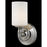 Z-Lite Cannondale 1 Light Wall Sconce, Chrome, Matte Opal - 2103-1S