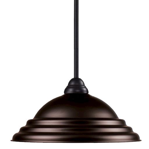 Z-Lite Riviera 1 Light Pendant, Bronze, Bronze - 2114MP-BRZ-SBRZ