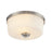 Z-Lite Lamina 2 Light Flush Mount, Brushed Nickel, Matte Opal - 226F2