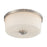 Z-Lite Lamina 3 Light Flush Mount, Brushed Nickel, Matte Opal - 226F3