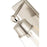 Z-Lite Wentworth 1 Light 16" Wall Sconce, Brushed Nickel/Clear