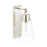 Z-Lite Wentworth 1 Light 16" Wall Sconce, Polished Nickel/Clear