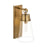 Z-Lite Wentworth 1 Light 16" Wall Sconce, Rubbed Brass/Clear