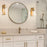 Z-Lite Wentworth 1 Light 16" Wall Sconce, Rubbed Brass/Clear