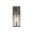 Z-Lite Wentworth 1 Light 12" Wall Sconce, Plated Bronze/Clear