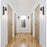 Z-Lite Wentworth 1 Light 12" Wall Sconce, Plated Bronze/Clear