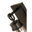 Z-Lite Wentworth 1 Light 12" Wall Sconce, Matte Black/Clear