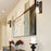 Z-Lite Wentworth 1 Light 12" Wall Sconce, Matte Black/Clear