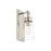 Z-Lite Wentworth 1 Light 12" Wall Sconce, Polished Nickel/Clear