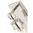 Z-Lite Wentworth 1 Light 12" Wall Sconce, Polished Nickel/Clear
