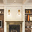 Z-Lite Wentworth 1 Light 12" Wall Sconce, Rubbed Brass/Clear
