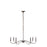 Z-Lite Arrington 6 Light 42" Chandelier, Plated Bronze - 2301-42BP
