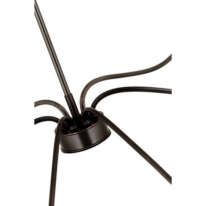 Z-Lite Arrington 6 Light 42" Chandelier, Plated Bronze