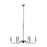 Z-Lite Arrington 6 Light 42" Chandelier, Matte Black - 2301-42MB