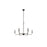 Z-Lite Arrington 6 Light 42" Chandelier, Matte Black