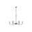Z-Lite Arrington 6 Light 42" Chandelier, Matte Black