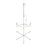 Z-Lite Arrington 6 Light 42" Chandelier, Matte Black