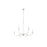 Z-Lite Arrington 6 Light 42" Chandelier, Polished Nickel
