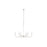 Z-Lite Arrington 6 Light 42" Chandelier, Polished Nickel
