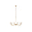 Z-Lite Arrington 6 Light 42" Chandelier, Rubbed Brass